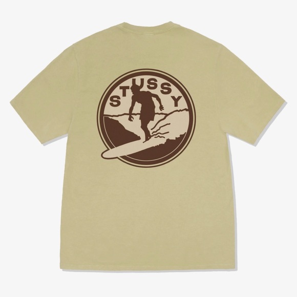 Stussy Surf Club Tee Pigment Dyed ‘Elm’ - Picture 1 of 7